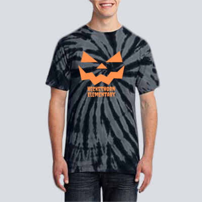 Adult Tie-Dye T-Shirt - Fall - Jacko lantern Black  Thumbnail
