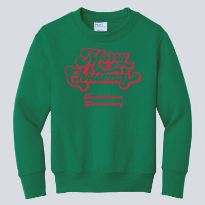 Youth Crewneck - Winter - Merry Christmas  Thumbnail