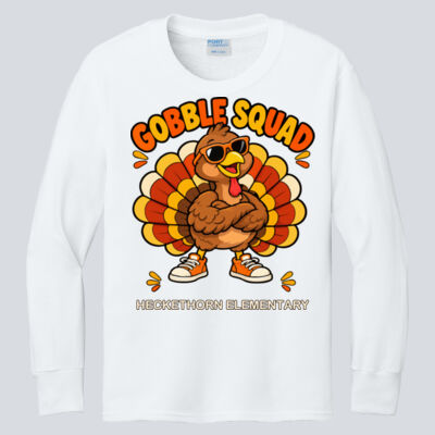Youth Long Sleeve Shirt - Thanksgiving - Gobble Squad Thumbnail