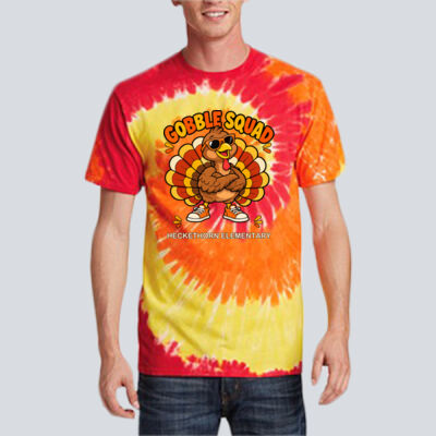 Adult Tie Dye T-Shirt - Thanksgiving - Gobble Squad Thumbnail