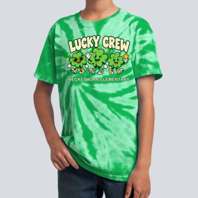 Youth Tie Dye T-Shirt - St. Patrick's - Lucky Crew Thumbnail