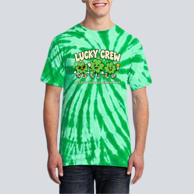 Adult Tie Dye T-Shirt - St. Patrick's - Lucky Crew Thumbnail